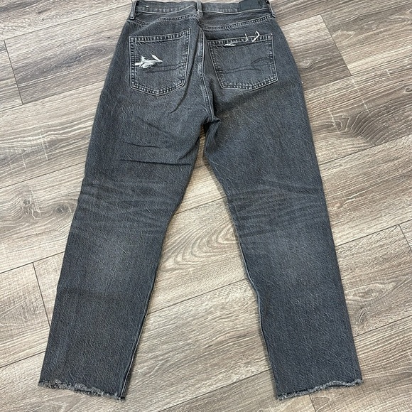American Eagle distressed black/charcoal
Grey Jeans size 4 short - Picture 4 of 4